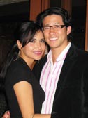 Jason Lee with his wife Claudia